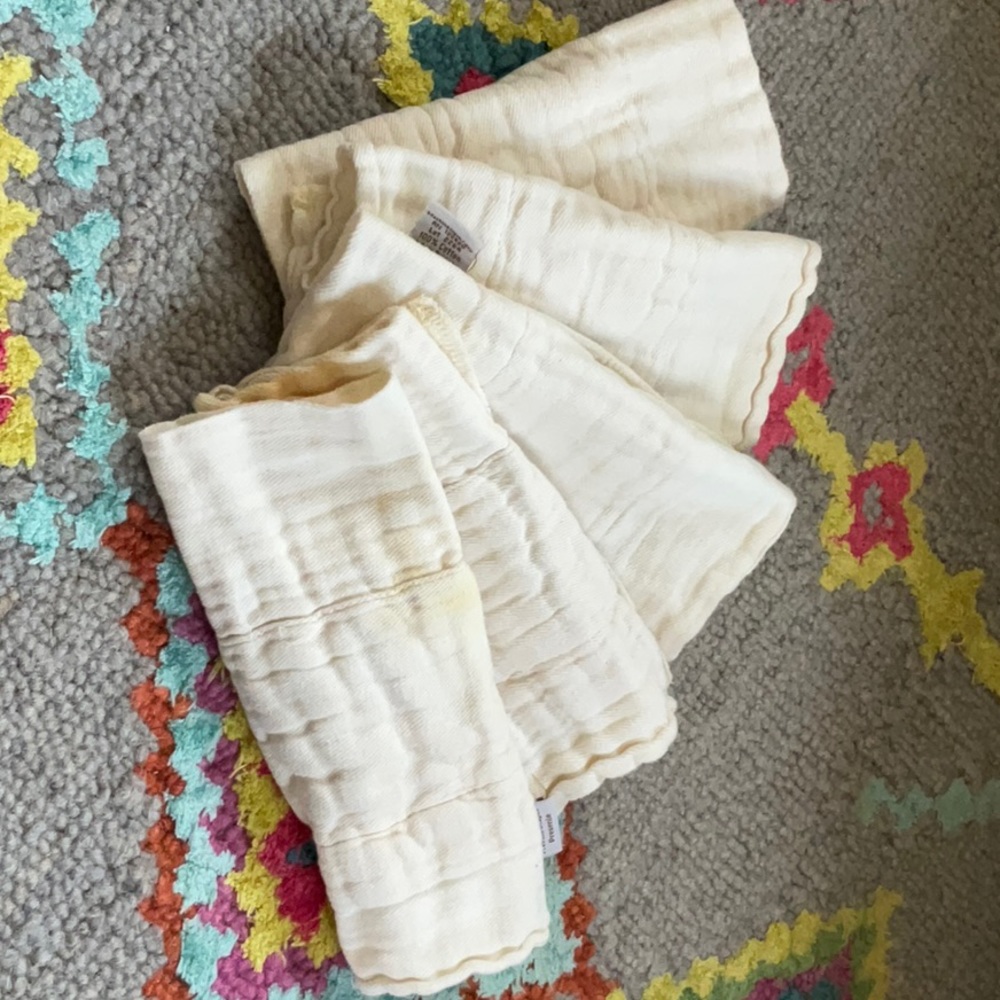 Cloth-eez Prefold Diaper Preemie, lot of 5